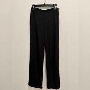 Frank Lyman Black silver Women's Dress formal sparkly glitter Pants